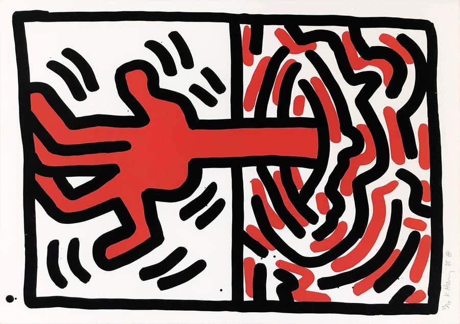 Ludo, Plate 5 Hand Signed Lithograph, Pop Art, 1985, 39/90, Framed