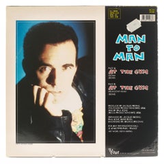 Man To Man Vintage Vinyl Print, Modern Style, 1987, Unframed