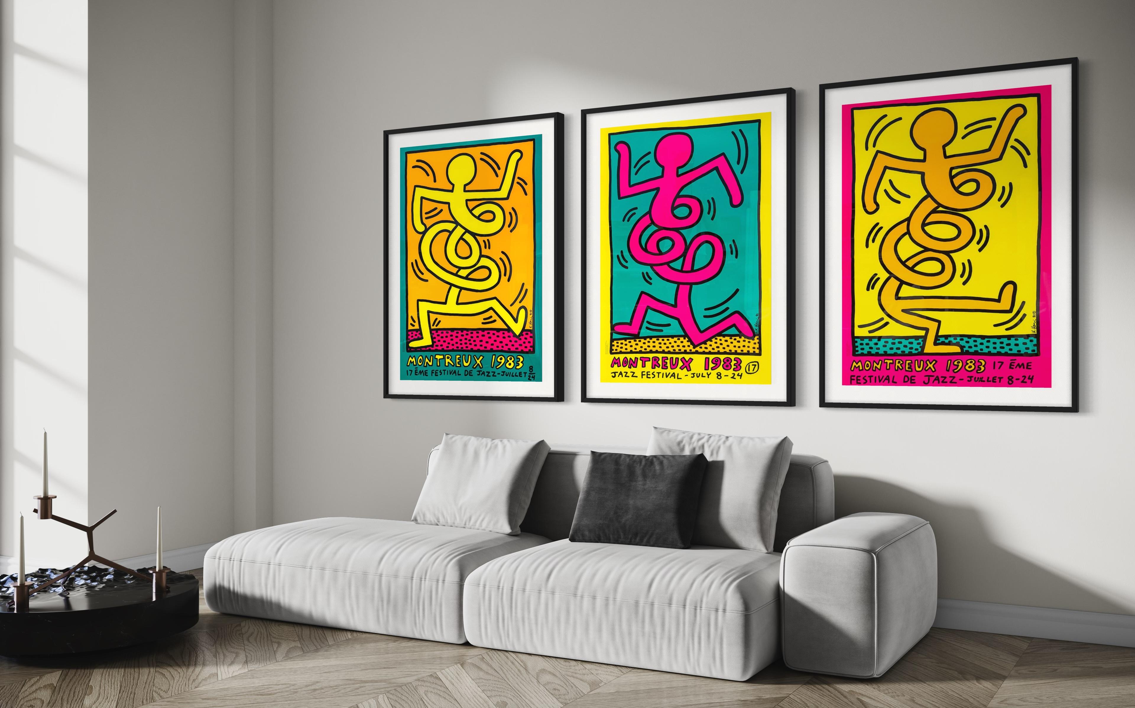 Montreux Jazz De Festival (Complete Set) - Street Art Print by Keith Haring