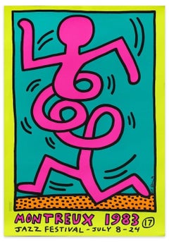 Montreux Jazz Festival 1983 - Keith Haring - Poster 