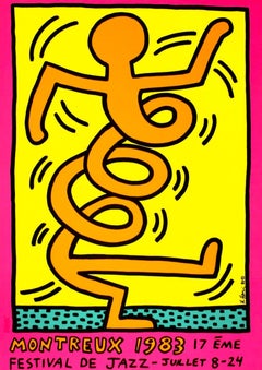 Montreux Jazz Festival (pink), Keith Haring