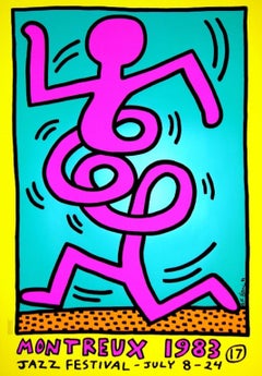 Montreux Jazz Festival (yellow), Keith Haring