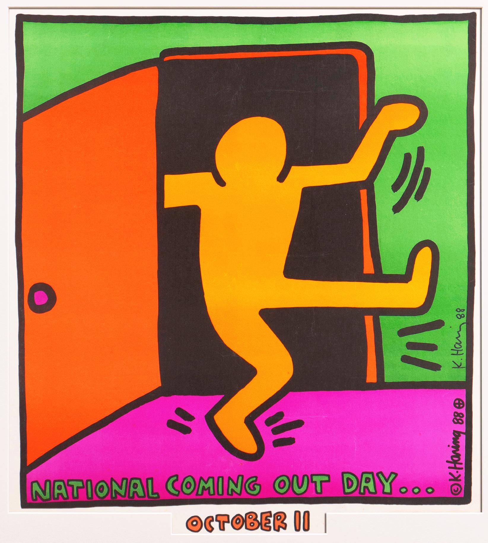 „National Coming Out Day“, handsigniert vom Künstler, 11. Oktober, Pop Art, NCOD