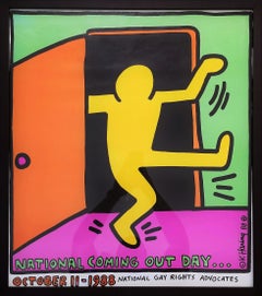 Affiche nationale Coming Out Day /// Keith Haring Street Pop Art LGBTQ politique