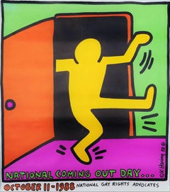 National Coming Out Day Poster /// Pop Art Gay Keith Haring Political New York