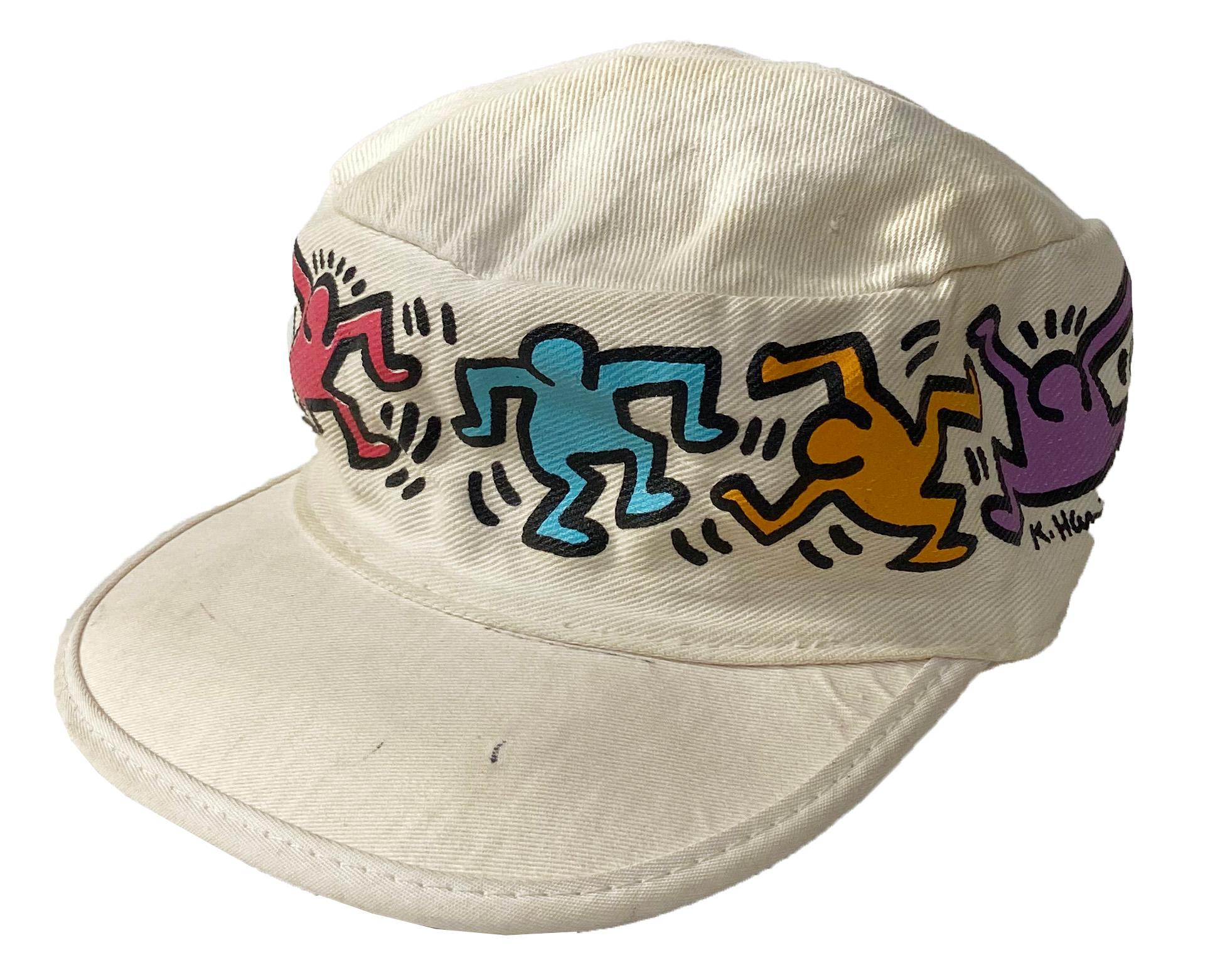 Original 1980's Keith Haring Pop Shop hats (set of 2) 3