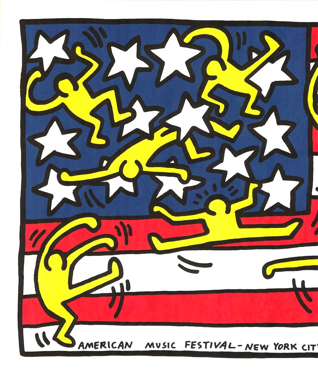 Original American Music Festival NYC Ballet Serigraph pop art poster en venta 1