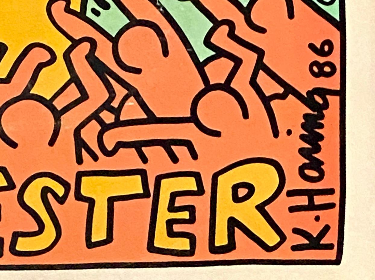 Original Keith Haring Albumcover-Kunst (vintage Keith Haring) im Angebot 1