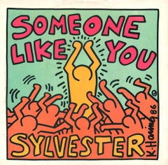 Original Keith Haring Album Cover Art (vintage Keith Haring)