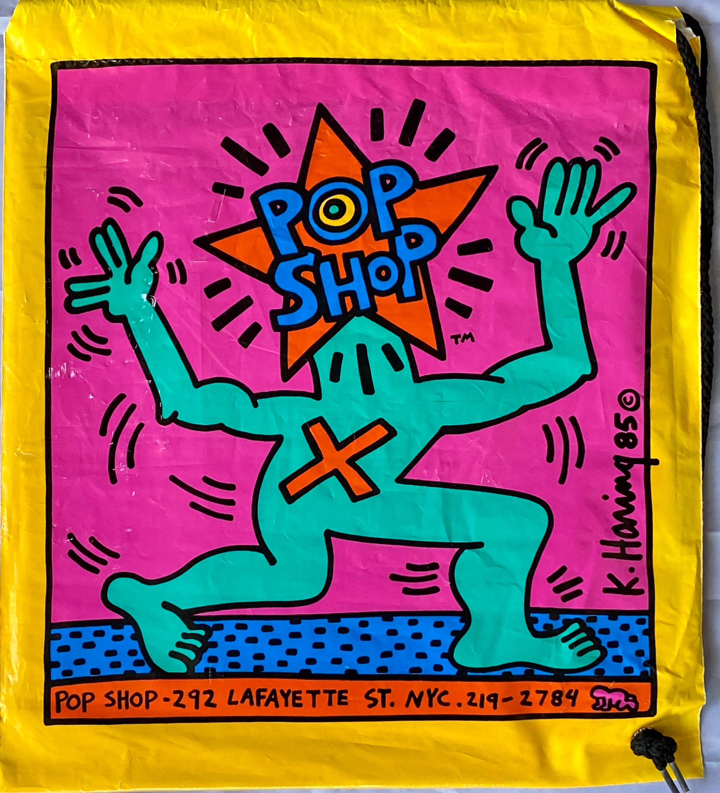 Original Keith Haring Pop Shop bag (Keith Haring pop shop New York) 1