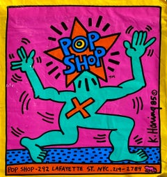 Original Keith Haring Pop Shop bag (Keith Haring pop shop New York)