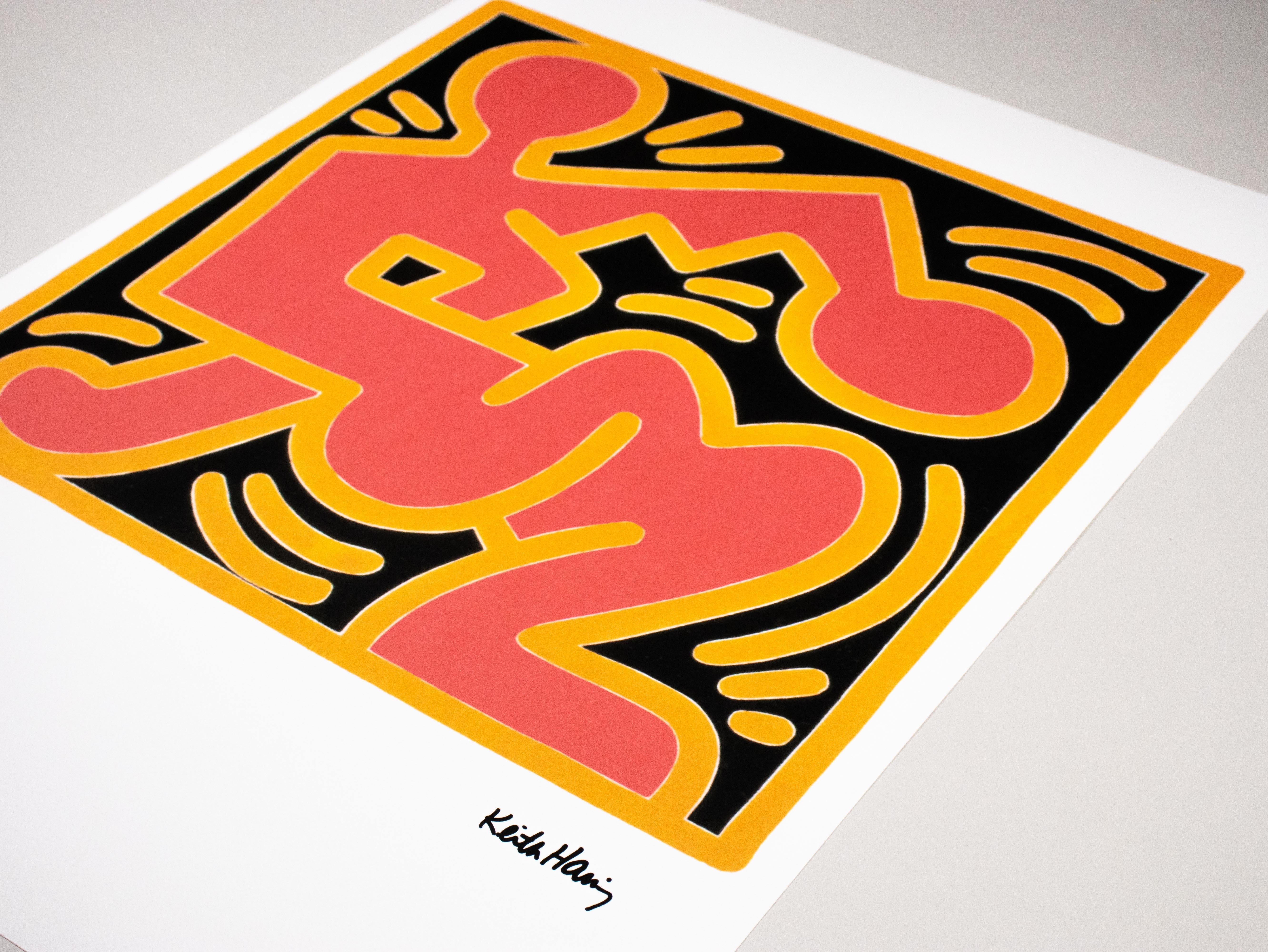 Lithographie – limitierte Auflage 15/150 Exemplare – Keith Haring Foundation Inc. im Angebot 5