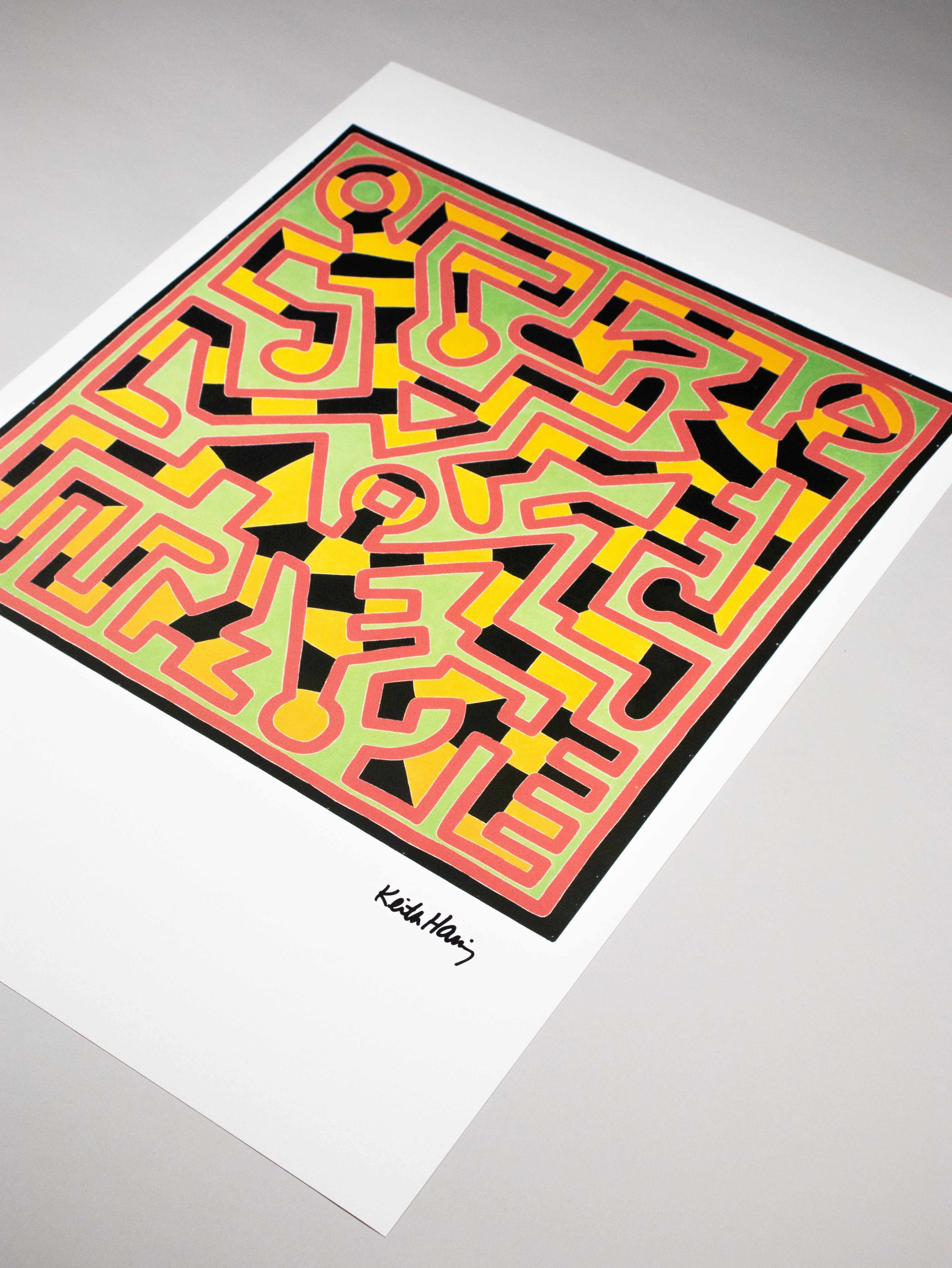 Lithographie – limitierte Auflage 15/150 Exemplare – Keith Haring Foundation Inc. im Angebot 6