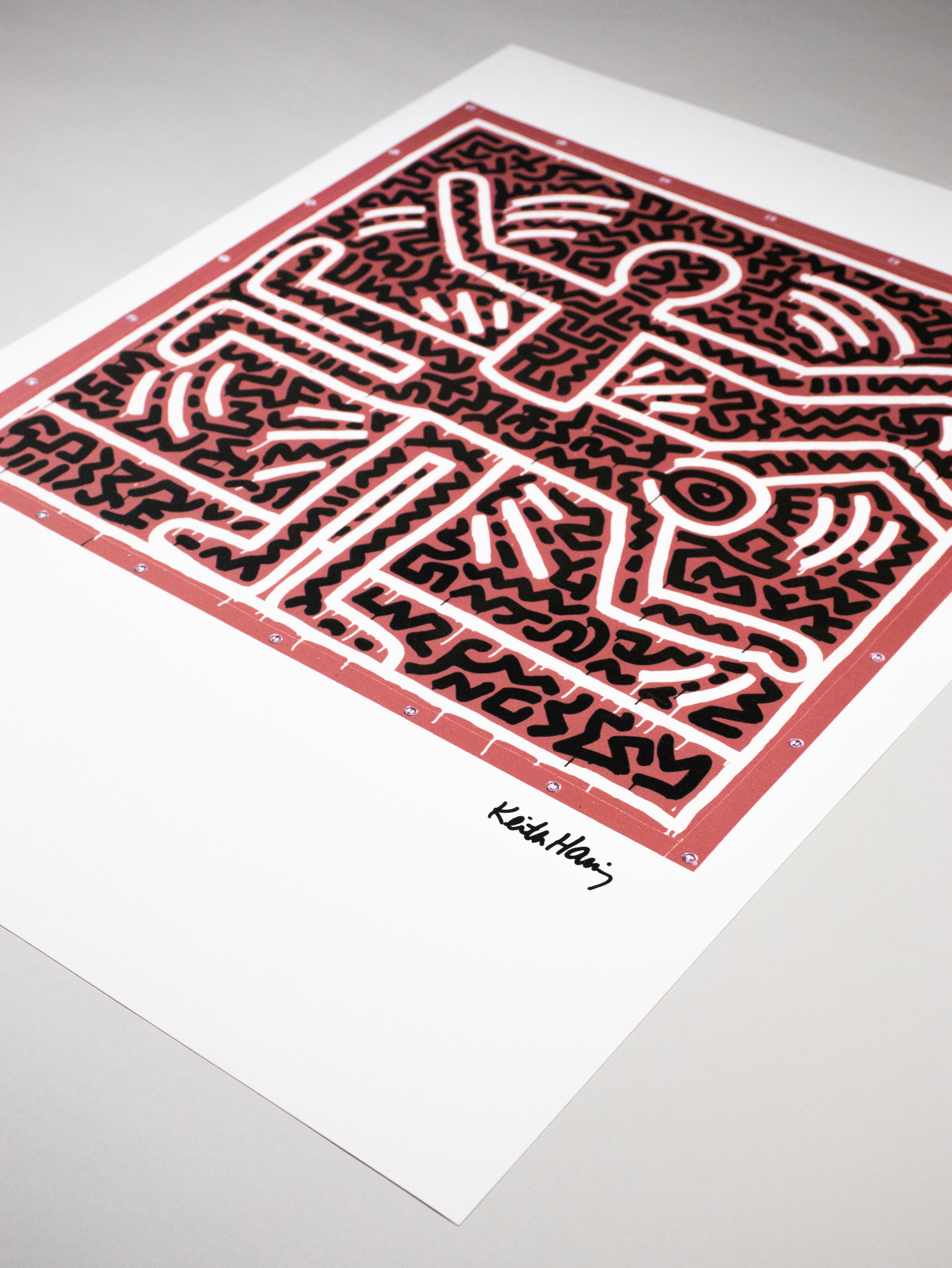 Lithographie – Limitierte Auflage 28/150 Exemplare – Keith Haring Foundation Inc. im Angebot 6