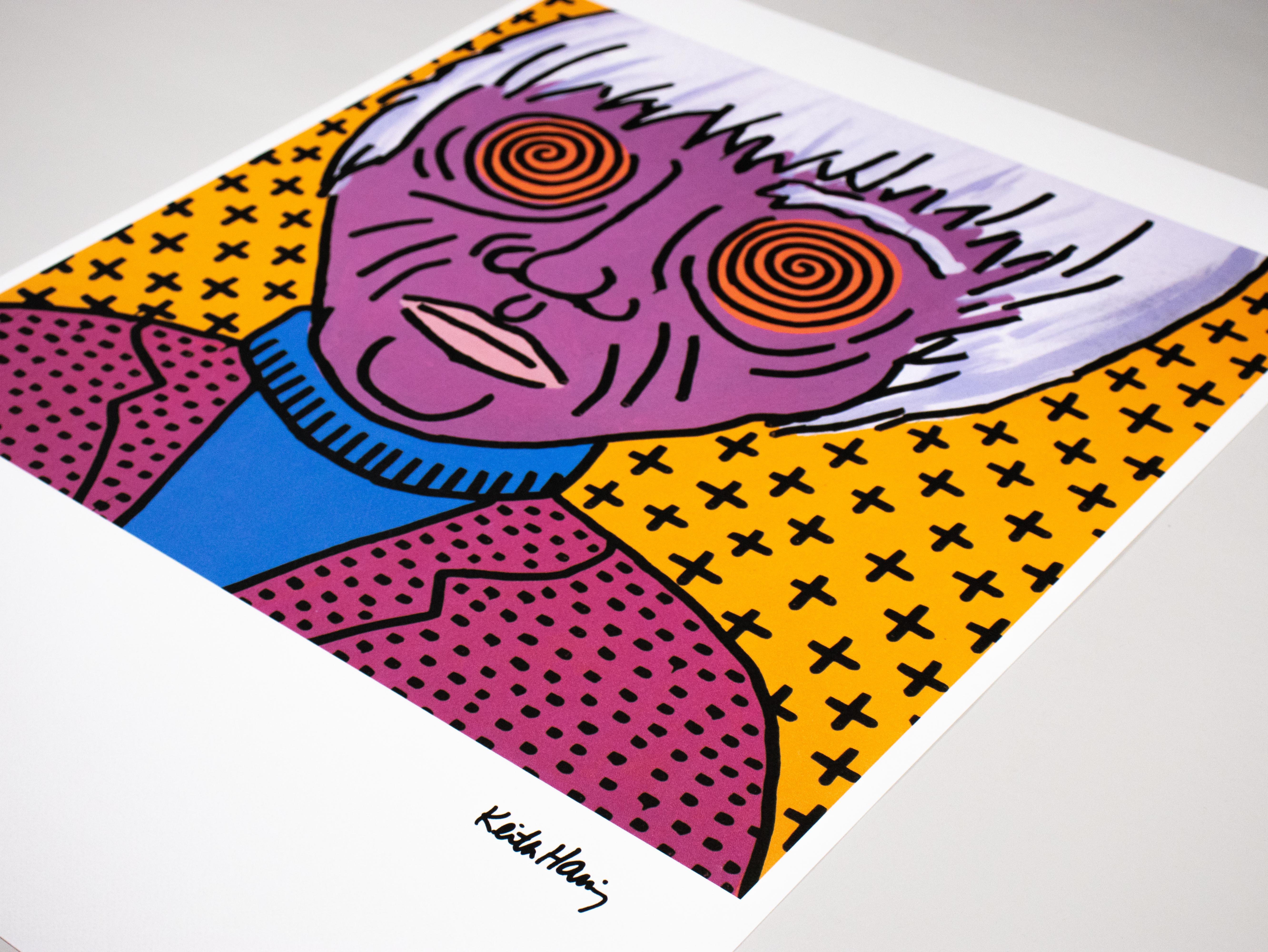 Lithographie – Limitierte Auflage 47/150 Exemplare – Keith Haring Foundation Inc. im Angebot 2