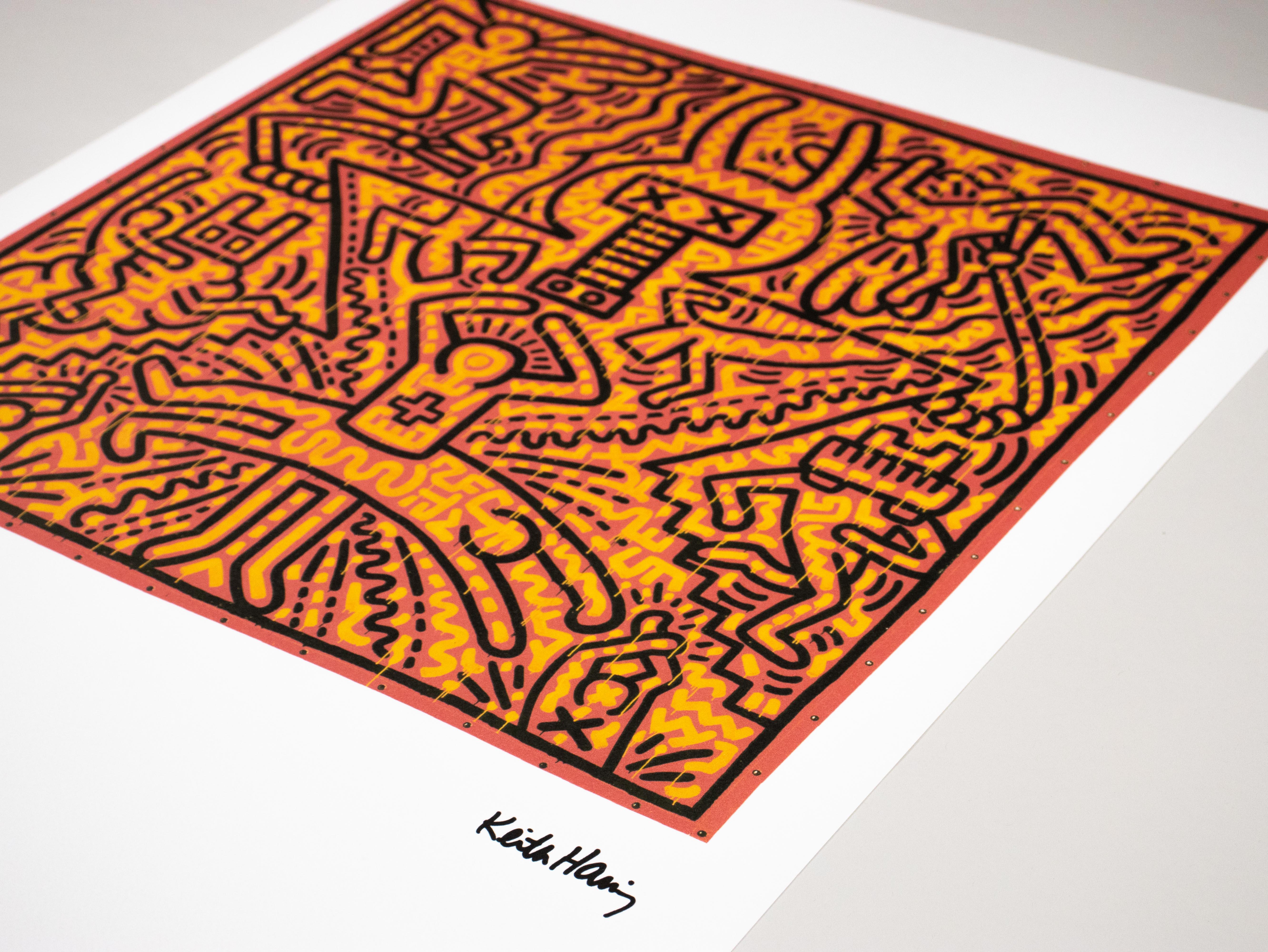Lithographie - Limitierte Auflage 71/150 - Keith Haring Foundation Inc. im Angebot 5
