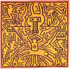 Litografía - Edición limitada 71/150 - Keith Haring Foundation Inc.
