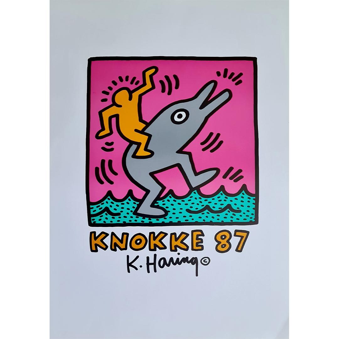 Poster realized in 1987 by Keith Haring and which represents the city of Knokke in Belgium, a city where Keith liked to spend his vacations.

Pop art - Belgium - Urban Art

Bridging the gap between the art world and the street, Keith Haring made a