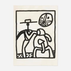 Original screen print, Untitled (Kutztown), Keith Haring Estate, Signed