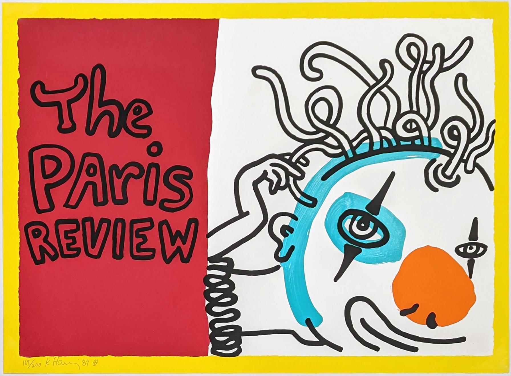 PARIS REVIEW - Print by Keith Haring