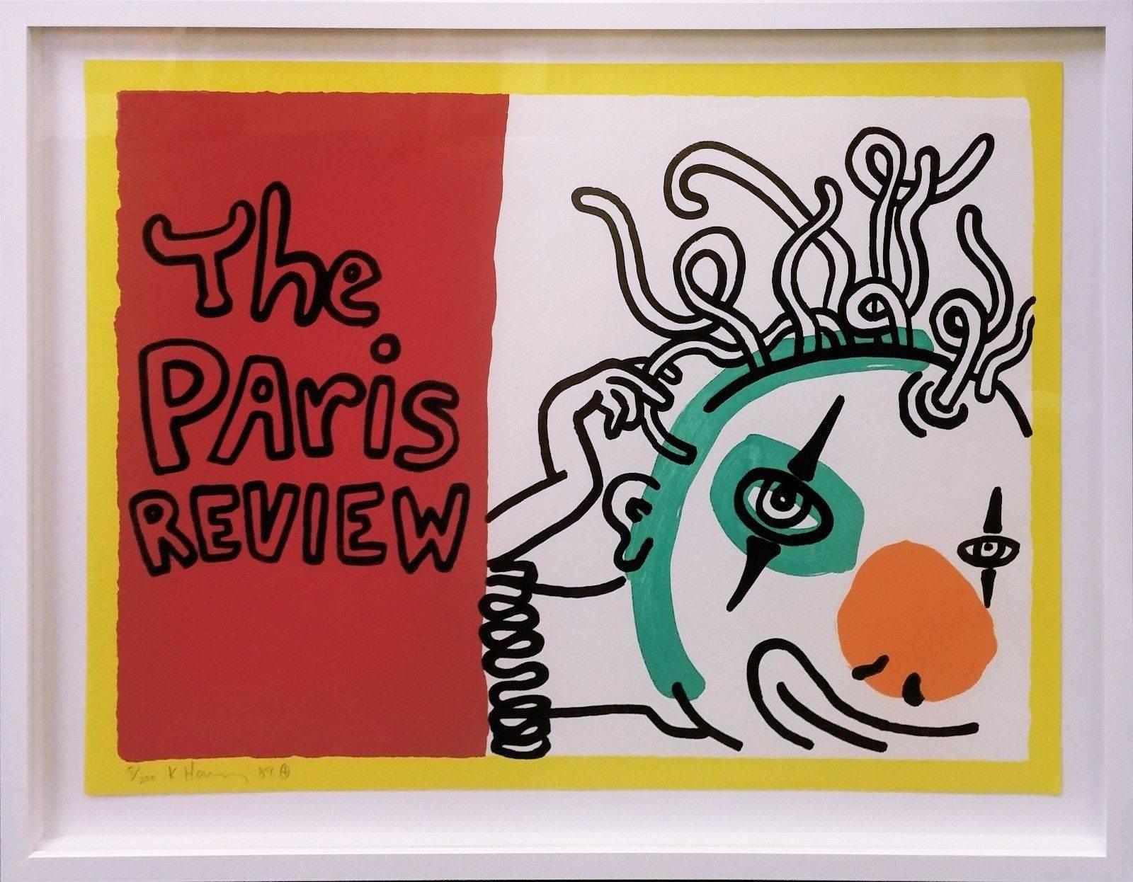 Keith Haring Portrait Print - PARIS REVIEW