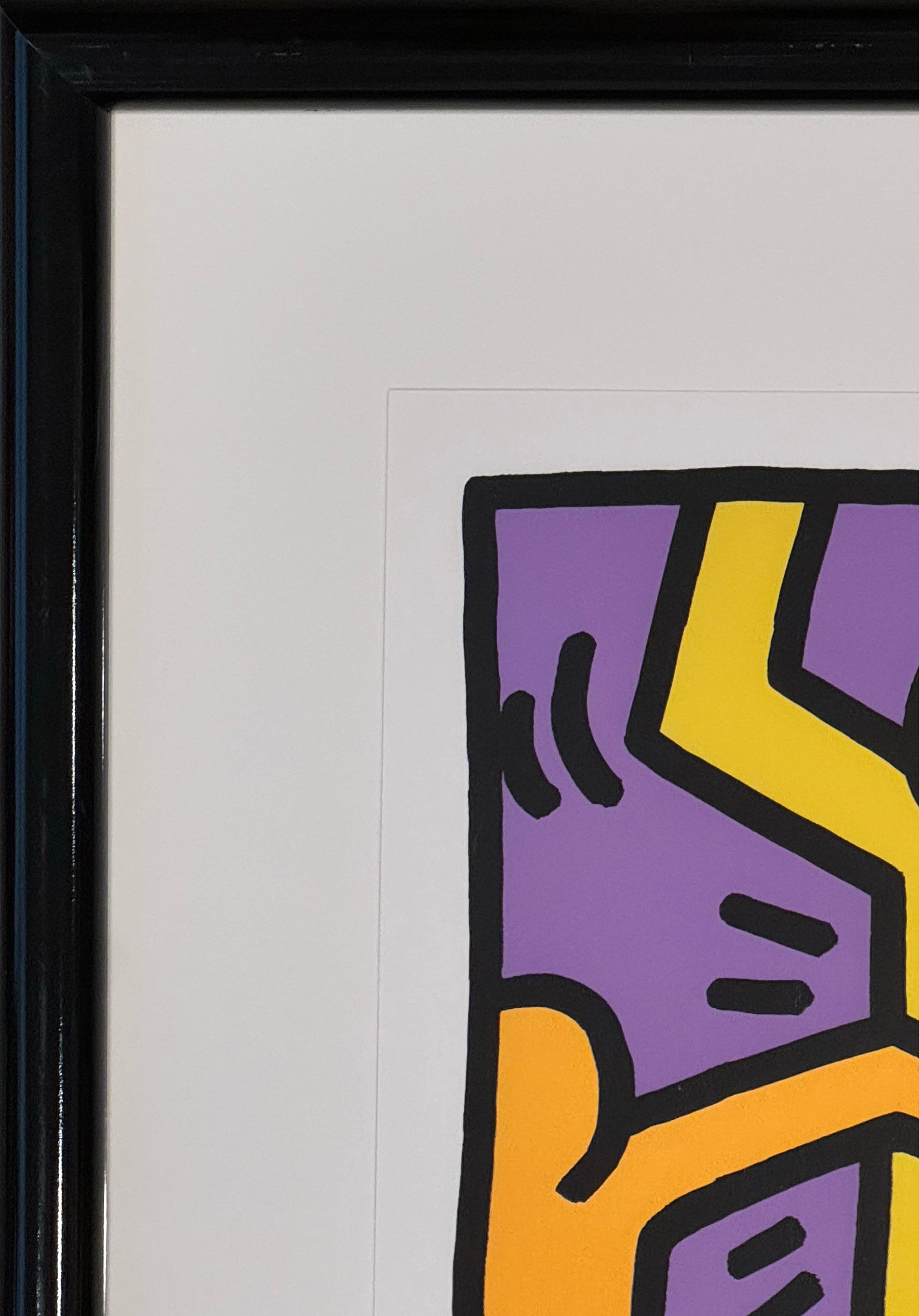 Künstler: Keith Haring
Titel: Pop Shop I (3)
Größe: 12 × 15 Zoll (30,5 × 38,1 cm)
Medium: Siebdruck in Farben auf Velinpapier
Auflage: 151 von 200
Jahr: 1987
Anmerkungen: Vom Künstler handsigniert, nummeriert und datiert. Bildgröße 10,5 x 13,375