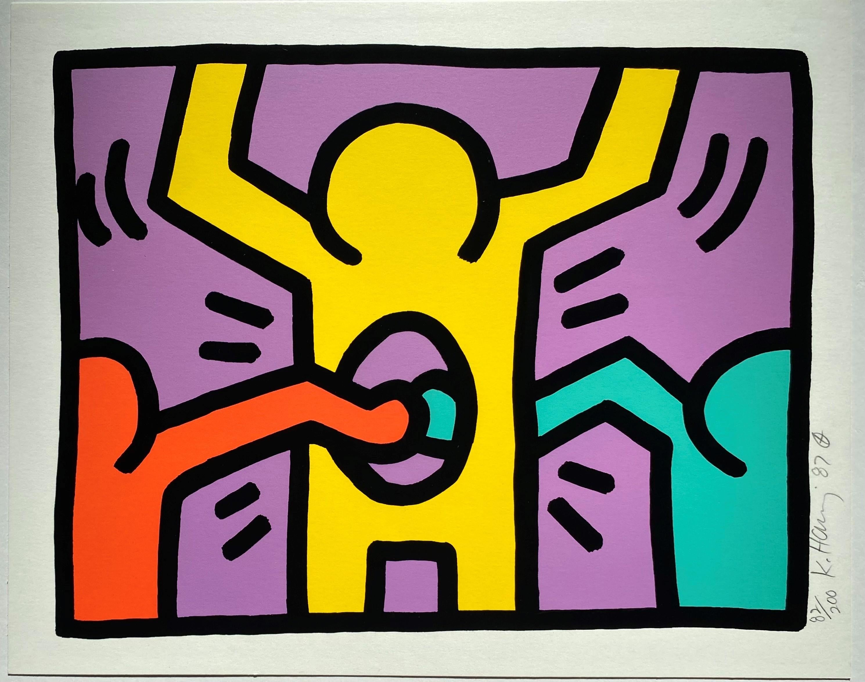 Pop Shop I (3) - Print by Keith Haring