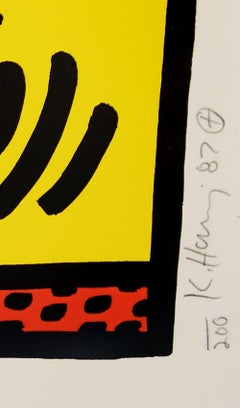 Pop Shop I: One Plate - Pop Art, Screenprint, Keith Haring, Contemporary Art