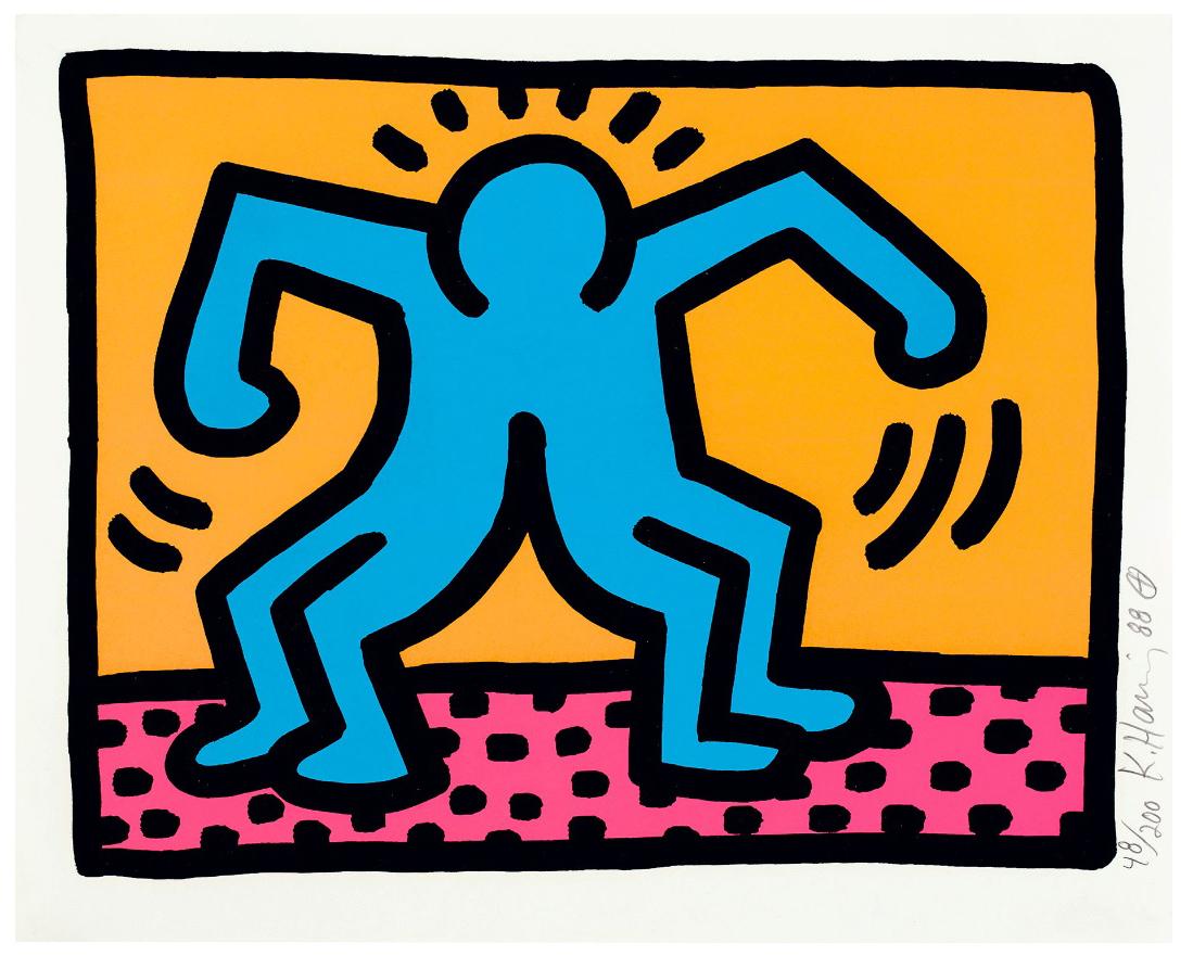 Keith Haring Figurative Print – POP SHOP II (1)