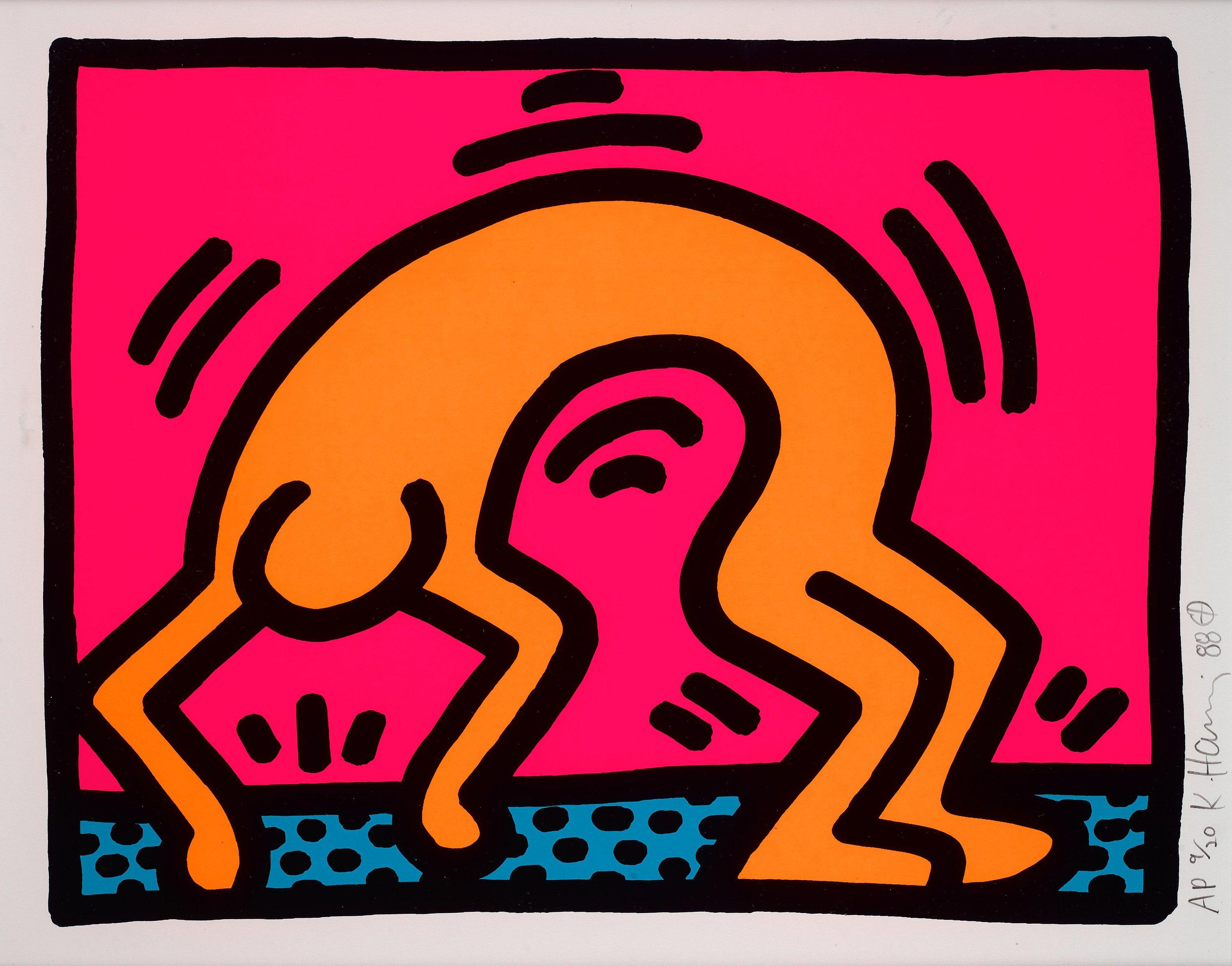 Keith Haring Figurative Print - Pop Shop II (2)