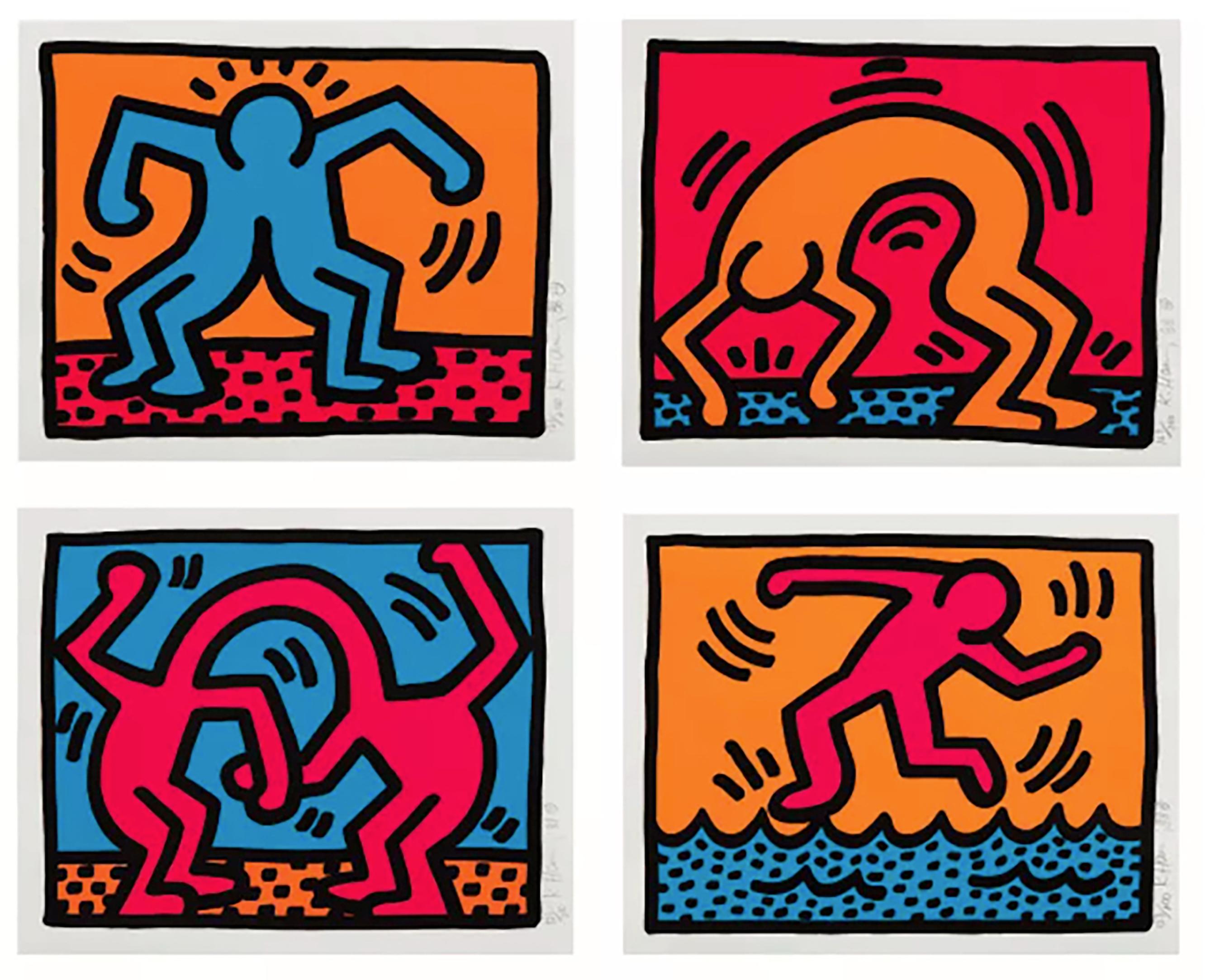 Keith Haring Figurative Print - Pop Shop II (Complete Set)