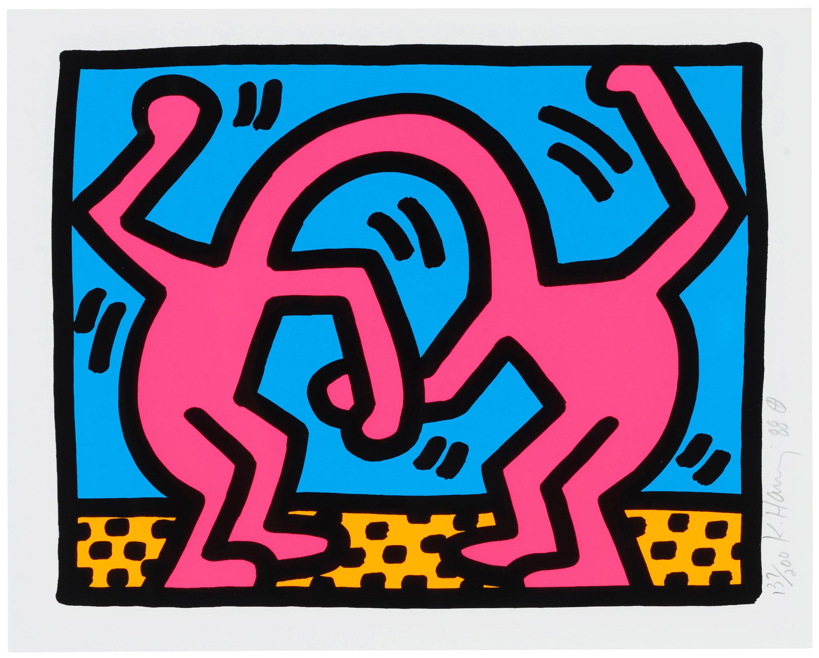 Pop Shop II (D) - Print de Keith Haring