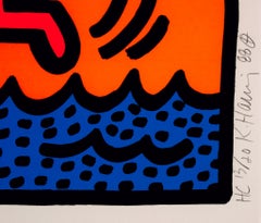Pop Shop II – Ende des 20. Jahrhunderts Keith Haring Pop Art Figurativer Druck auf Papier