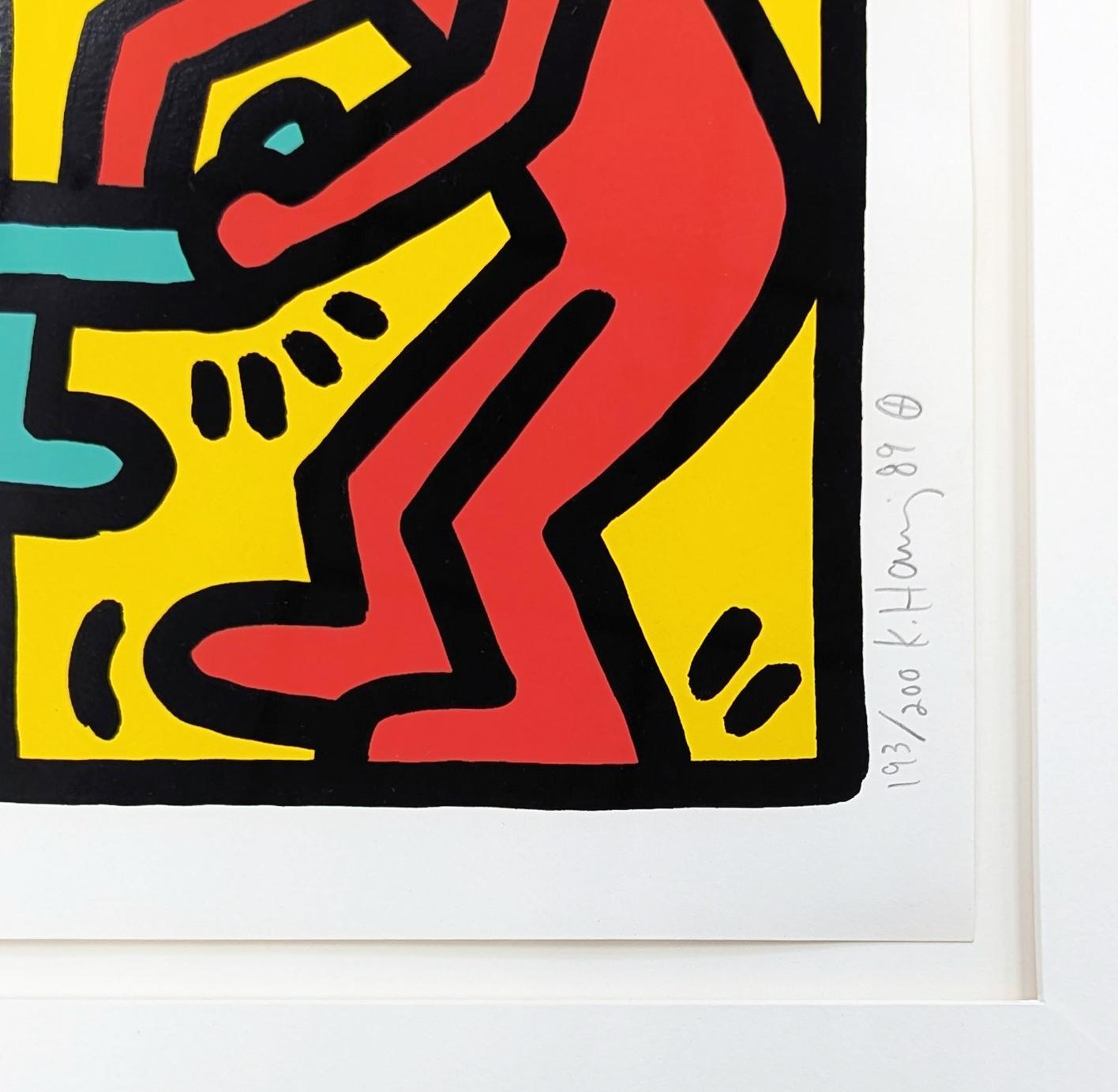 Pop Shop III (1), hand signed screen print - Pop Art Print by Keith Haring