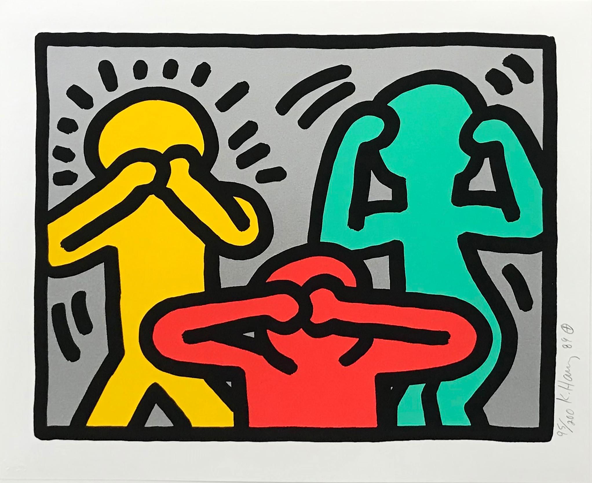 POP SHOP III (3) - Print by Keith Haring