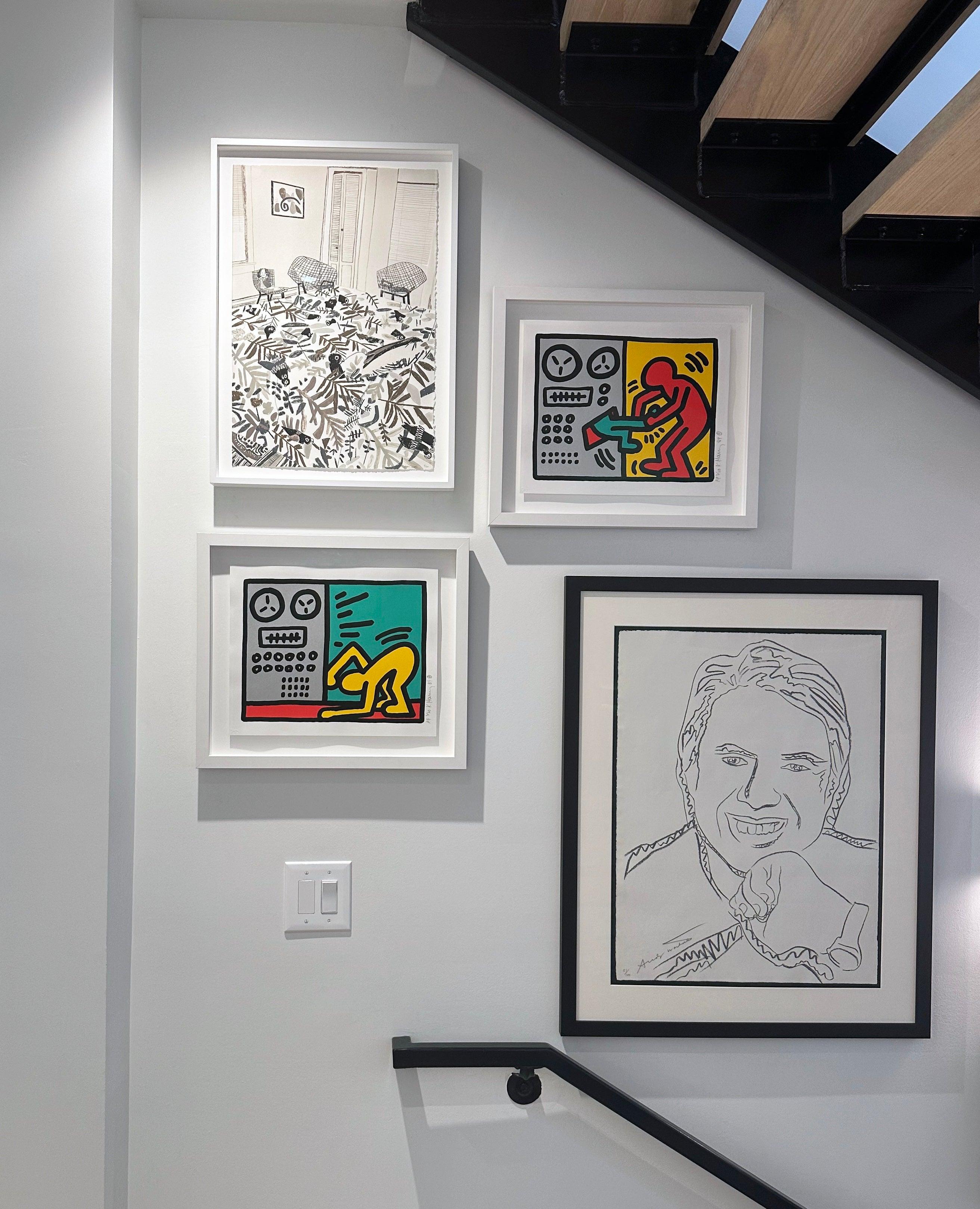 Artist: Keith Haring
Title: Plate IV
Portfolio: Pop Shop III
Medium: Silkscreen
Date: 1989
Edition: AP 3/20 (aside from the edition of 200)
Frame Size: 18 1/2