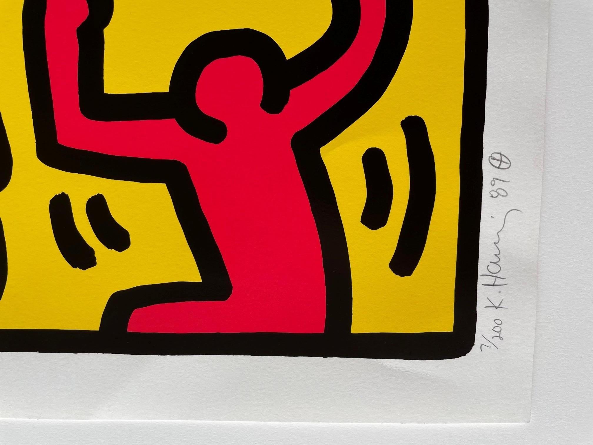 Pop Shop IV. 1989 (2) – Print von Keith Haring