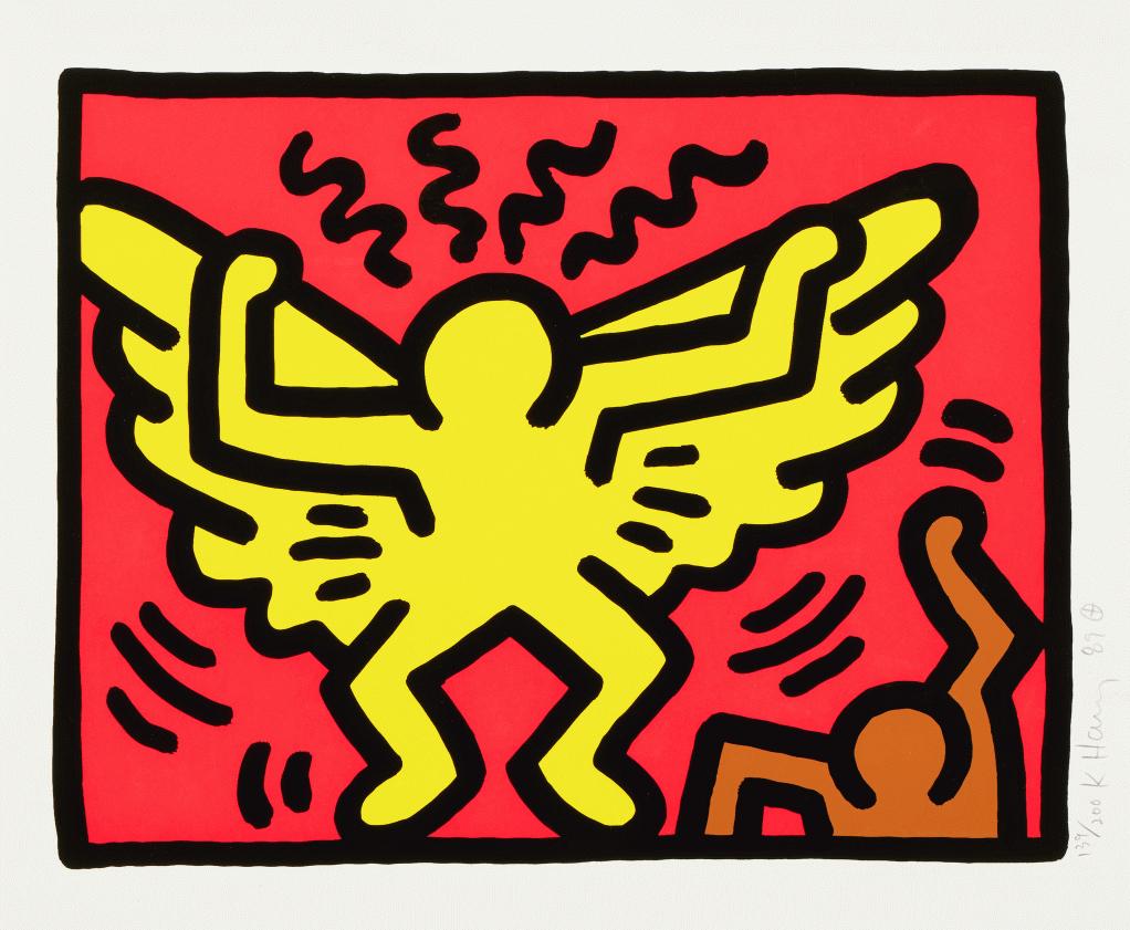 Keith Haring Figurative Print - Pop Shop IV (a)