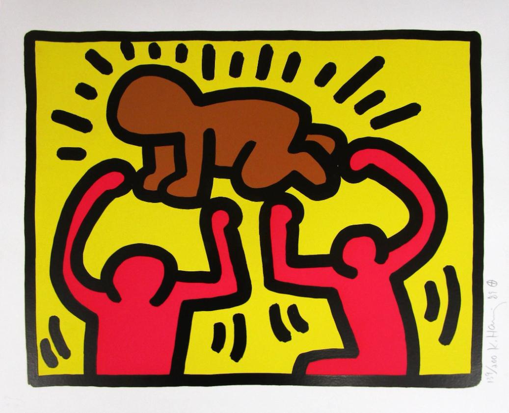 Pop Shop IV (b) - Print by Keith Haring