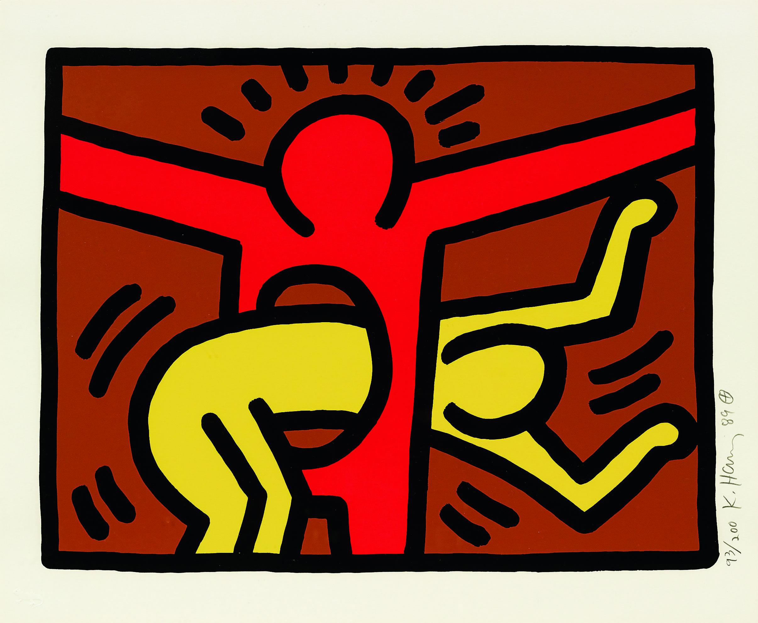 Pop Shop IV (C) - Print by Keith Haring