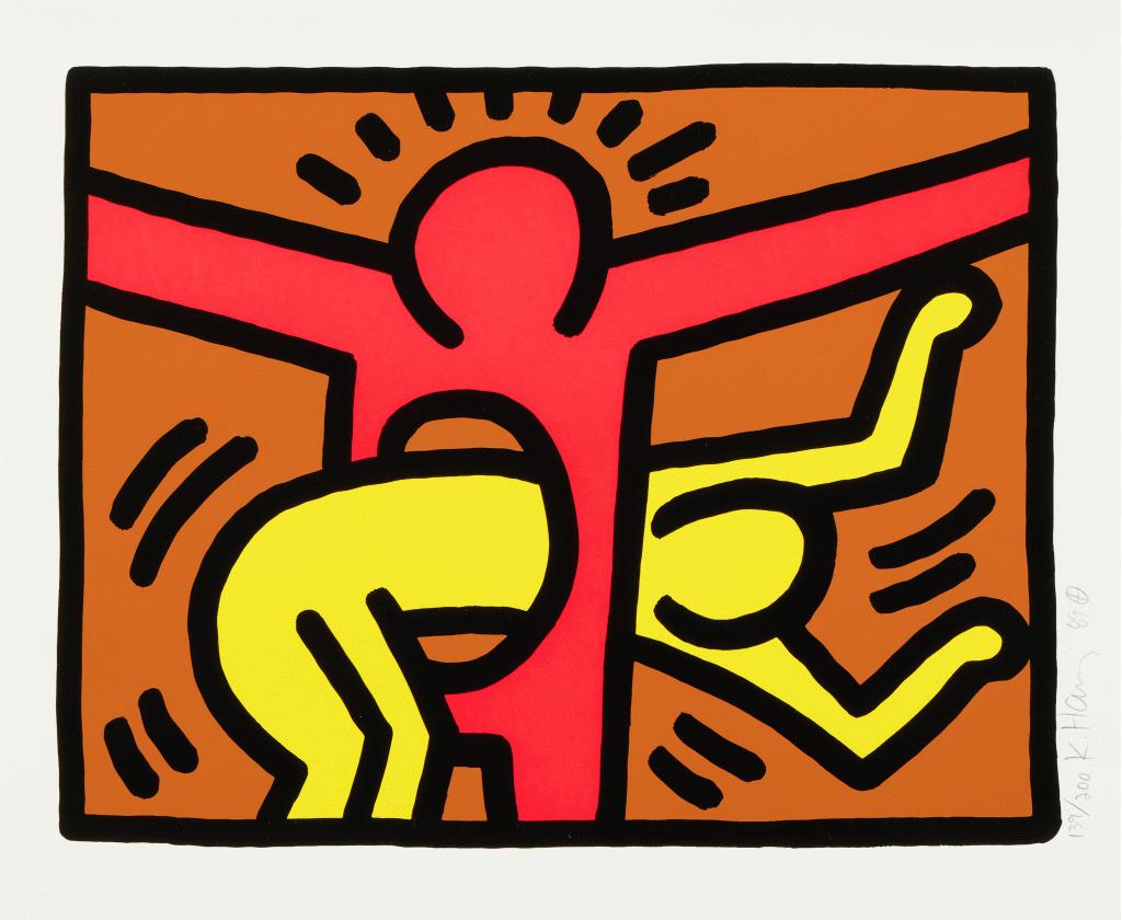 Pop Shop IV (c) - Print by Keith Haring