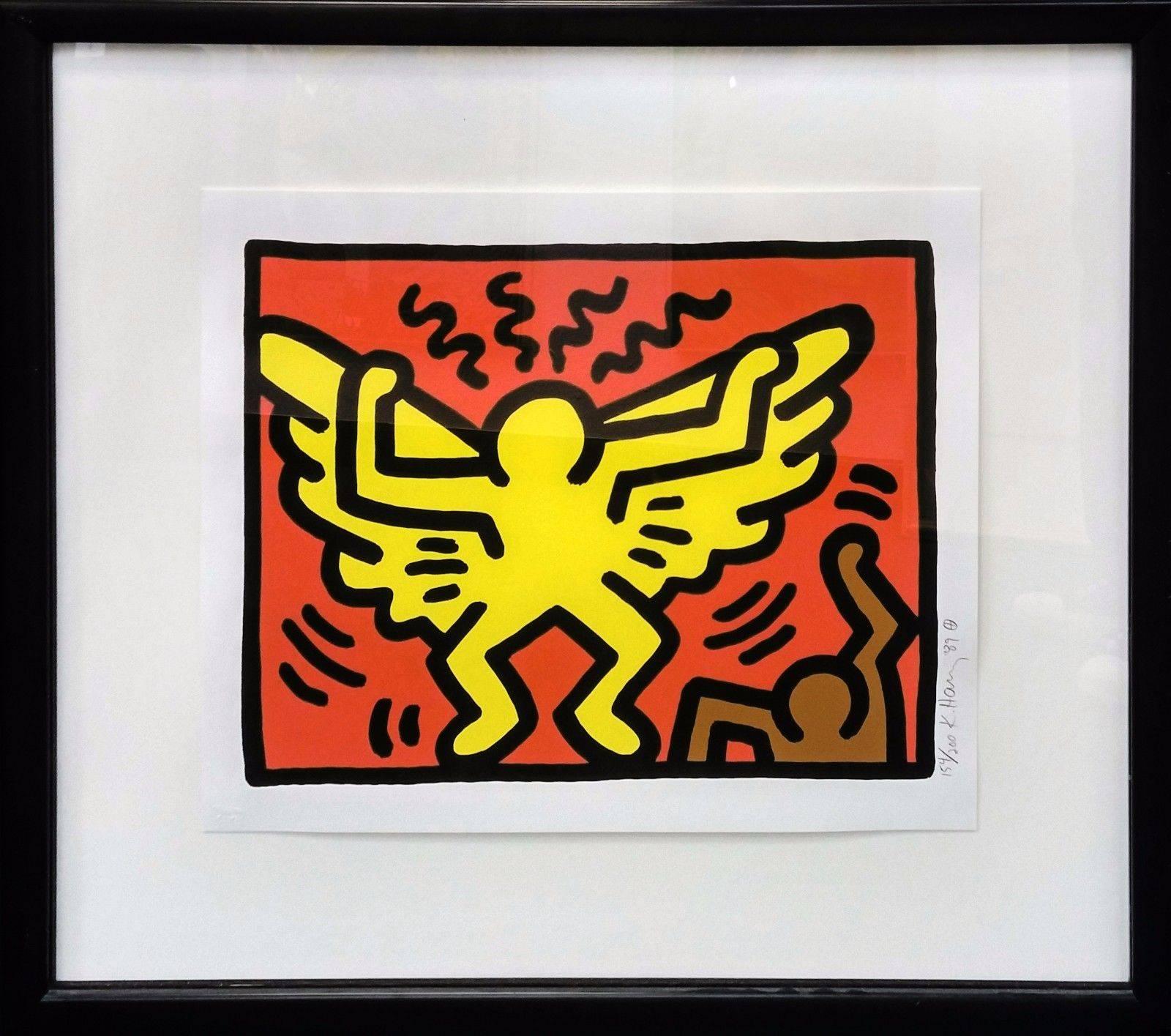 Portrait Print Keith Haring - VENTE POP IV(1)