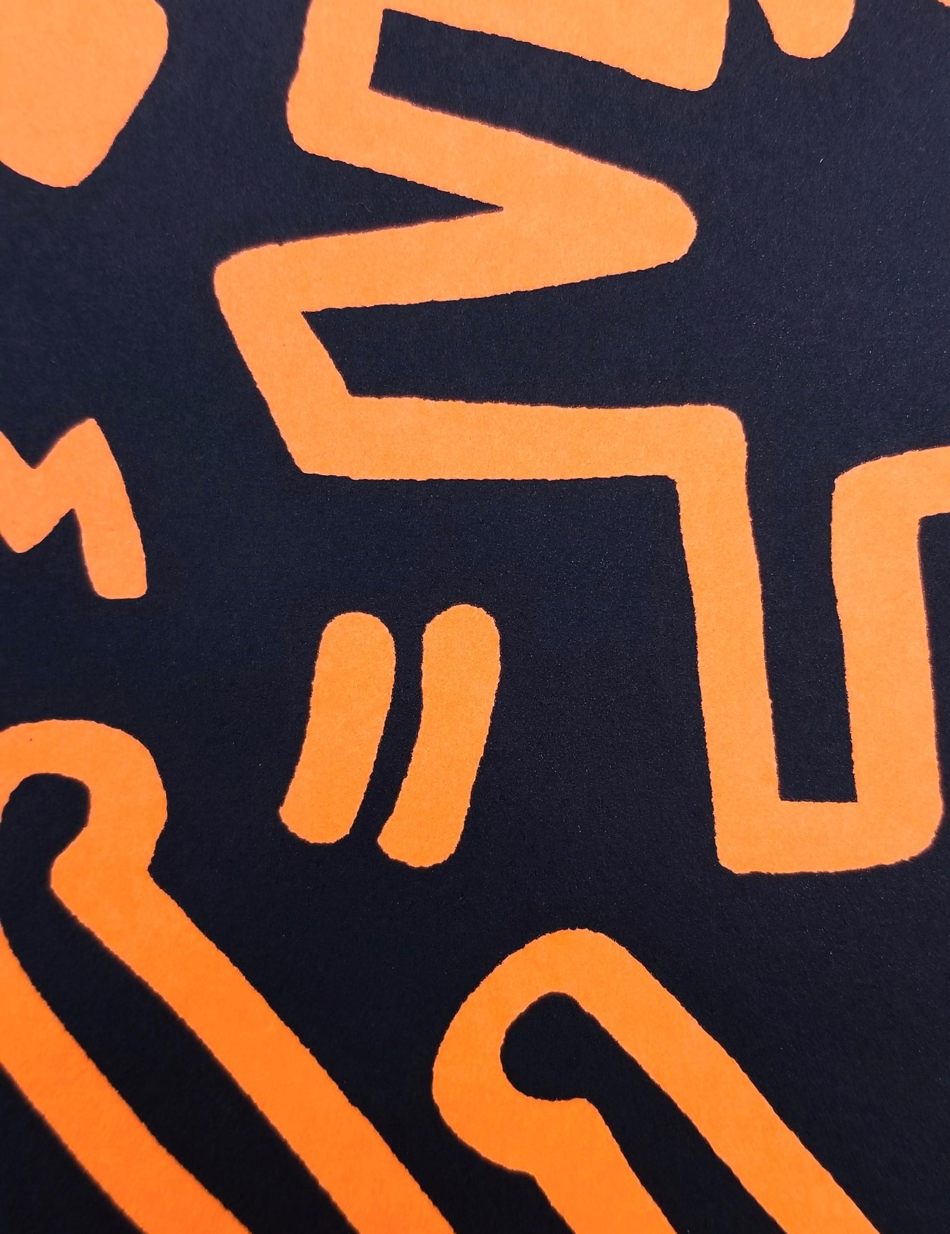 Affiche Pop Shop /// Keith Haring New York Street, lithographie figurative Pop Art en vente 10