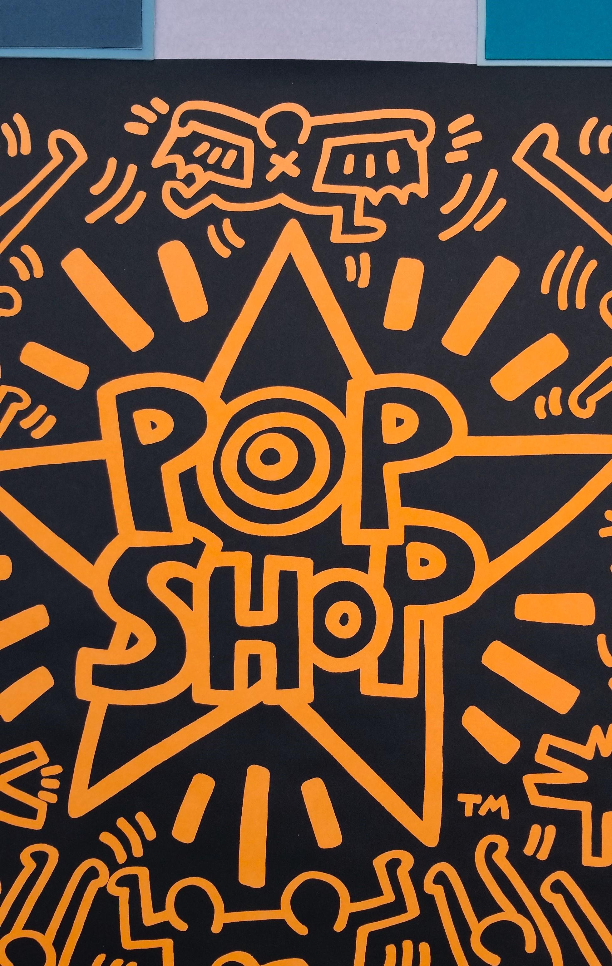 Póster Tienda Pop /// Keith Haring Arte Pop Callejero de Nueva York Litografía Figurativa en venta 5