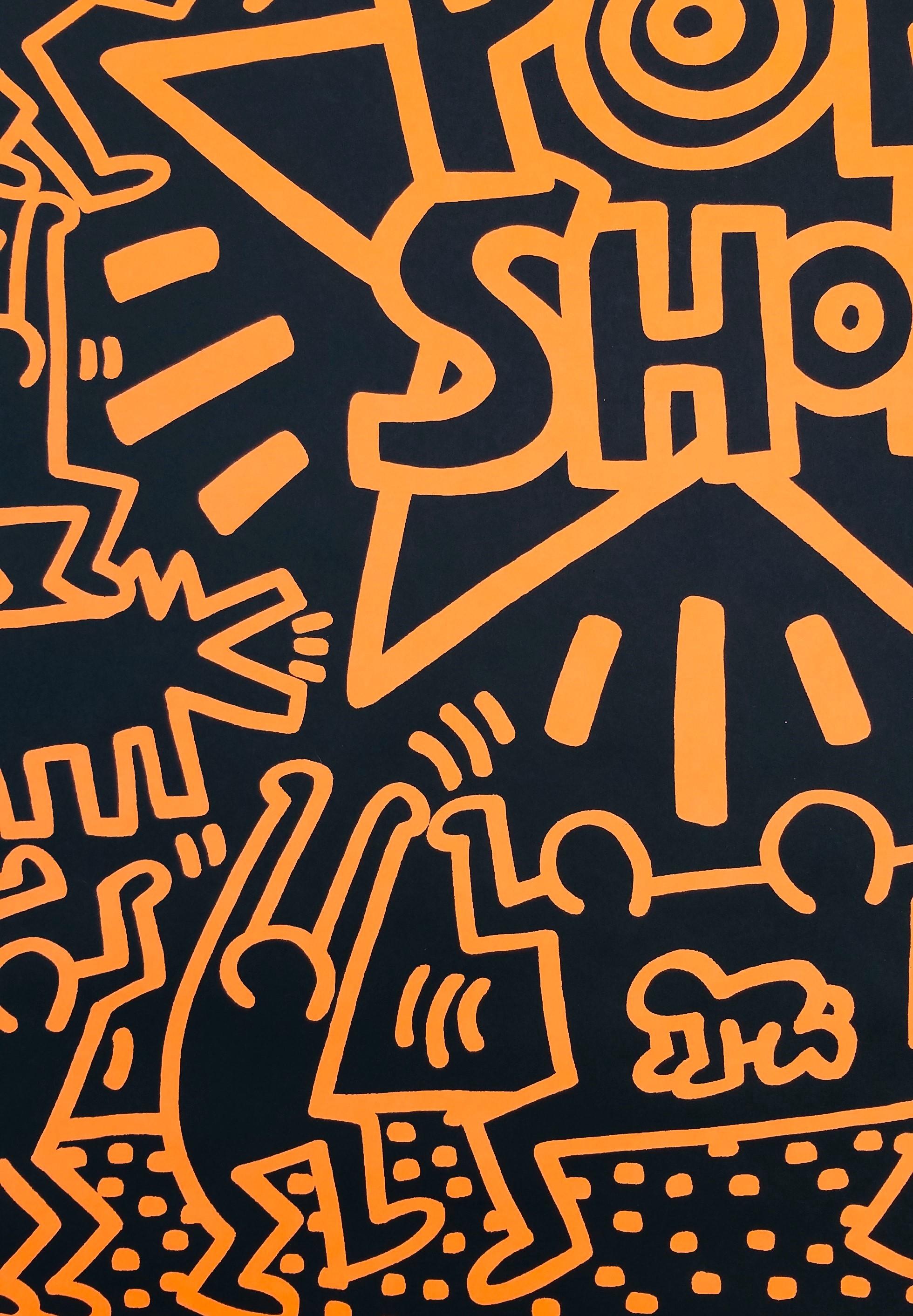 Póster Tienda Pop /// Keith Haring Arte Pop Callejero de Nueva York Litografía Figurativa en venta 7