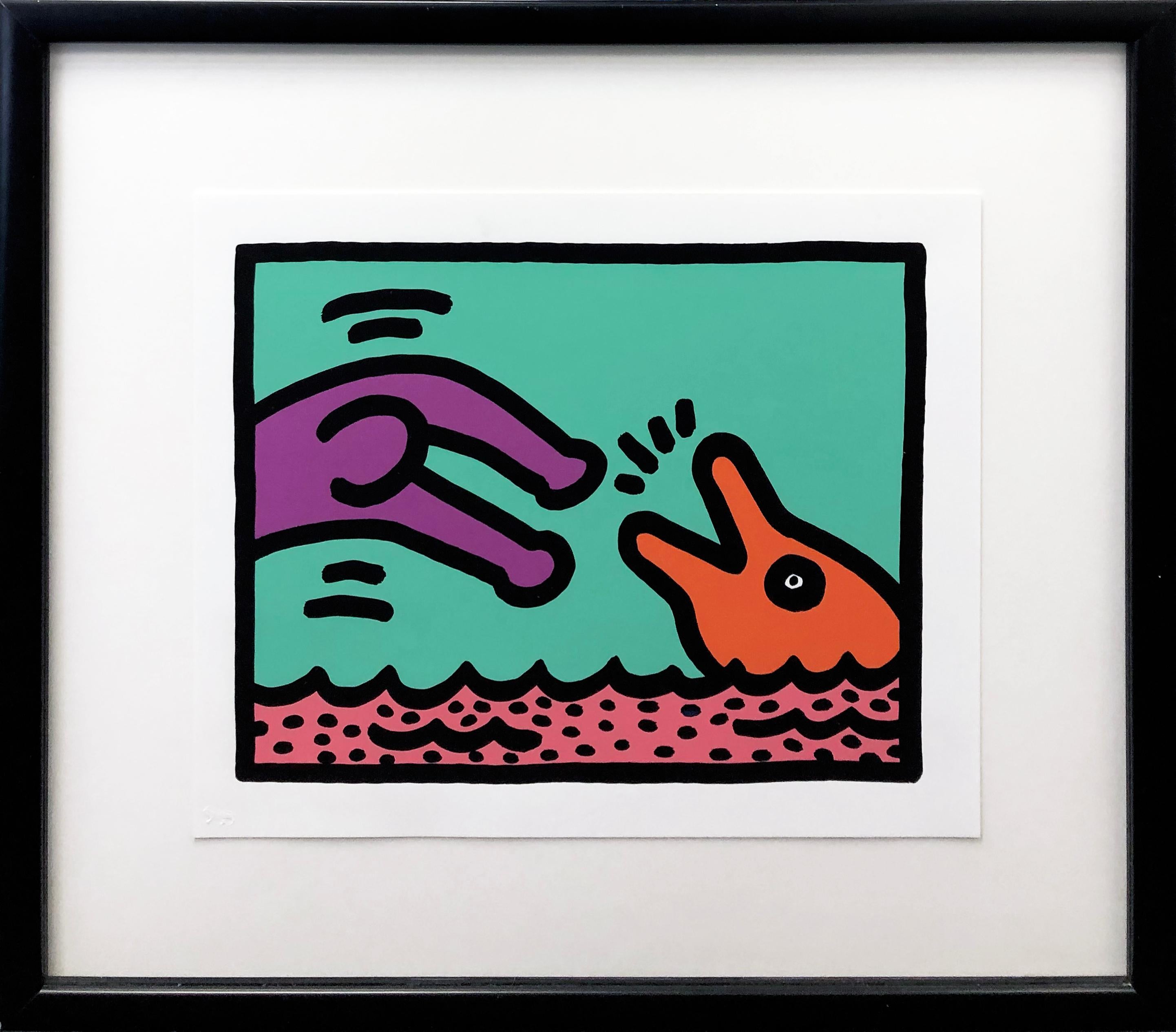 Portrait Print Keith Haring - Sans titre de Pop Shop IV 