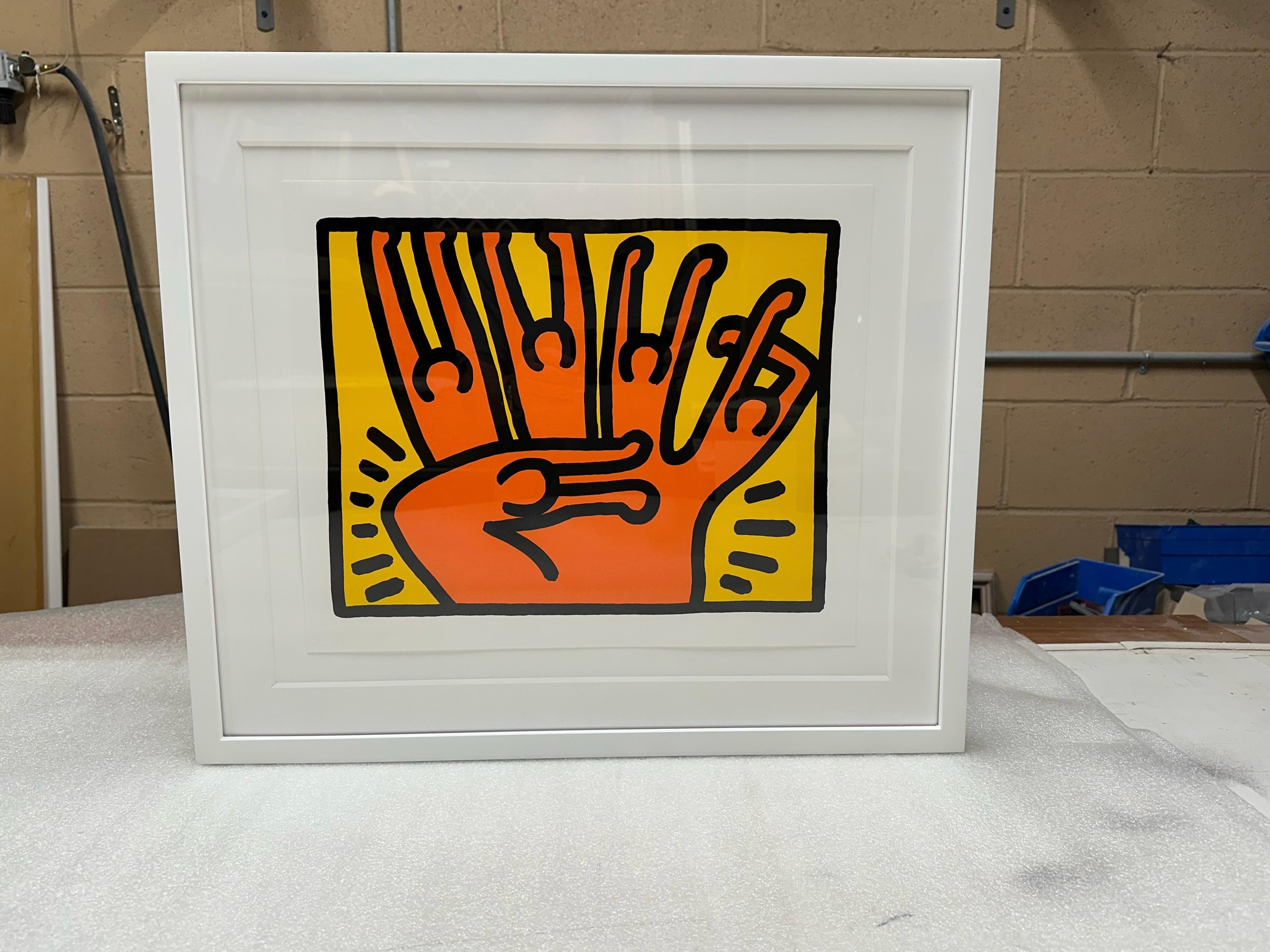 Pop Shop VI, 1989 complete set of 4 artworks - Blue Print by Keith Haring