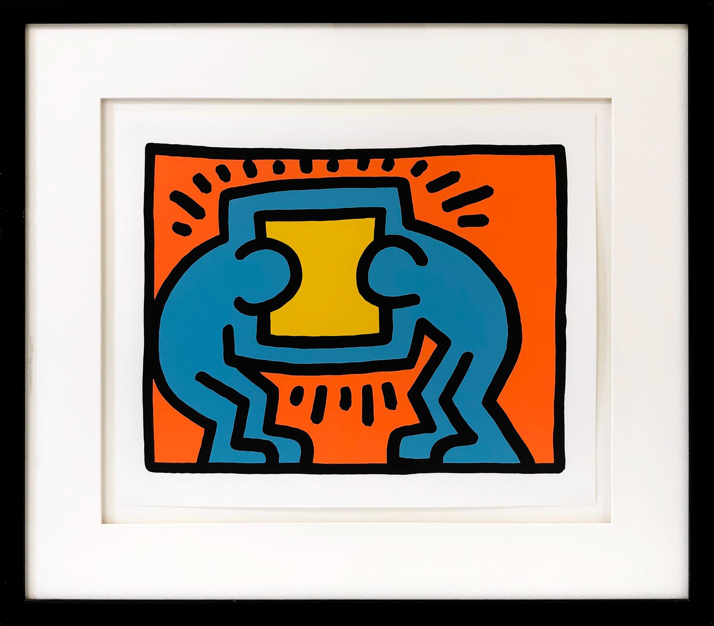 Pop Shop VI, set of 4 screen prints in colors on wove paper.  Each hand signed and dated on verso by the executor, Julia Gruen.  Each hand numbered 146/200 on verso (there are also 25 artist proofs).  

Artwork size 13.5 x 16.5 inches (each).  Frame