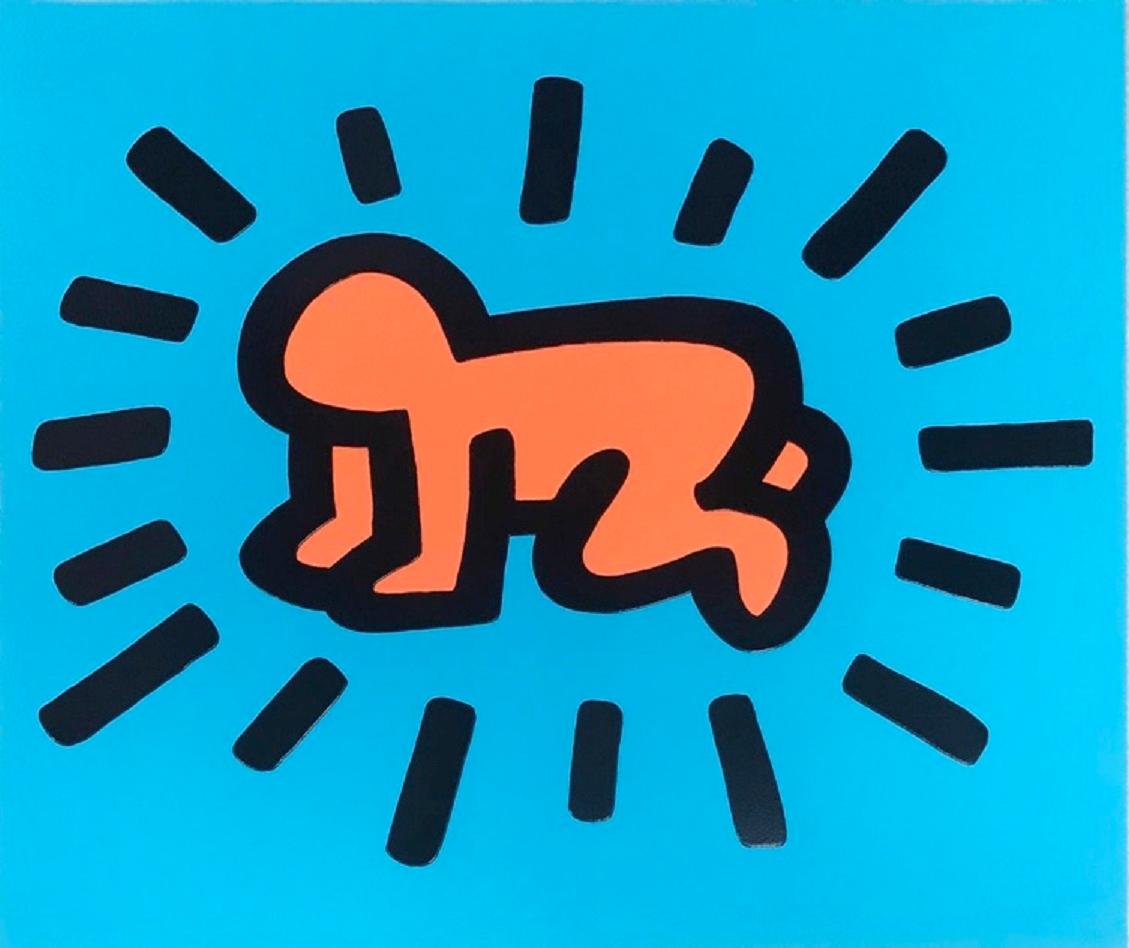Keith Haring Figurative Print - Radiant Baby