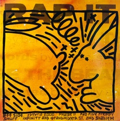 Keith Haring Rare Keith Haring Vinyl Record Art (Keith Haring & Futura)